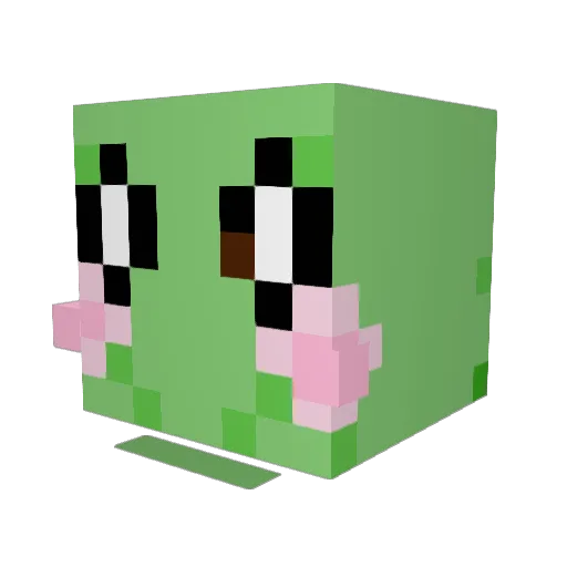TempestOS Minecraft avatar head, 3D render