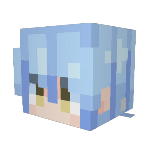 Tempest__69 Minecraft avatar head, 3D render