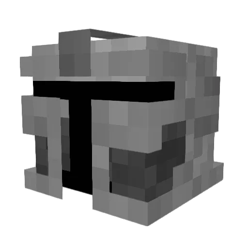 Templar234 Minecraft avatar head, 3D render