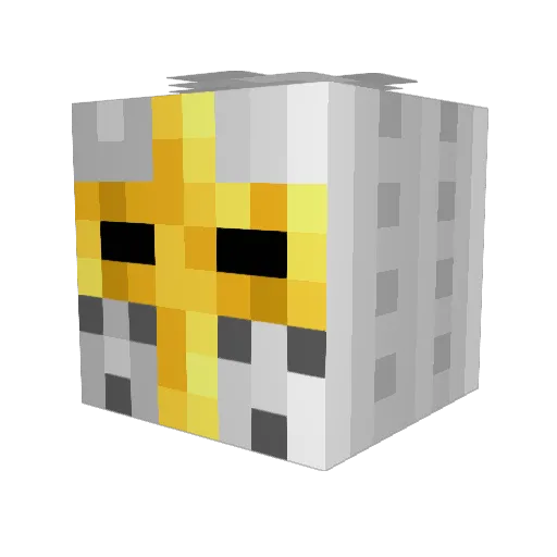 Templar6 Minecraft avatar head, 3D render