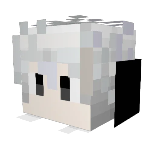 Templar_Dark Minecraft avatar head, 3D render