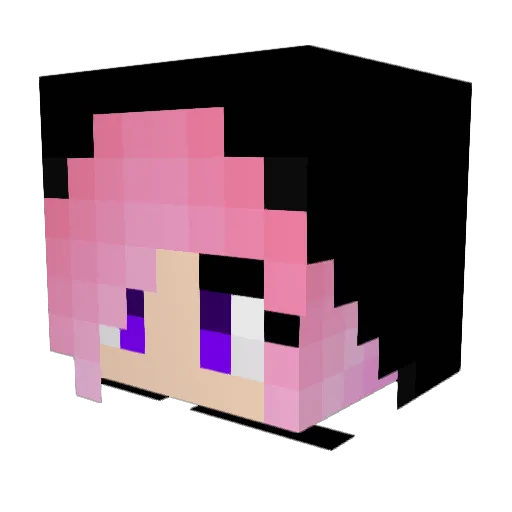 TempleCraft Minecraft avatar head, 3D render