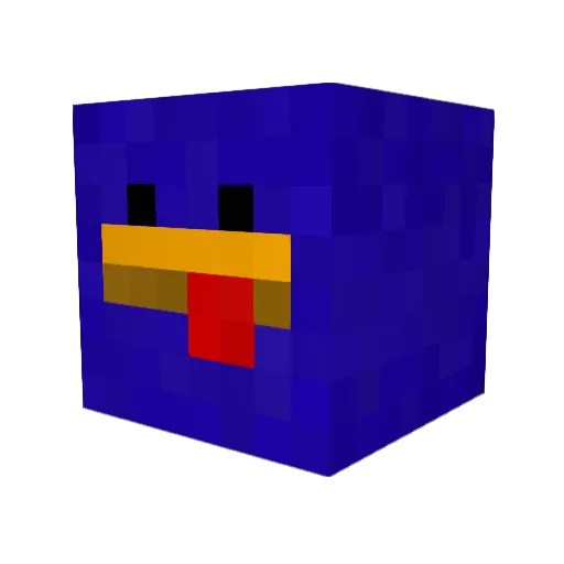 TempleOfTime Minecraft avatar head, 3D render