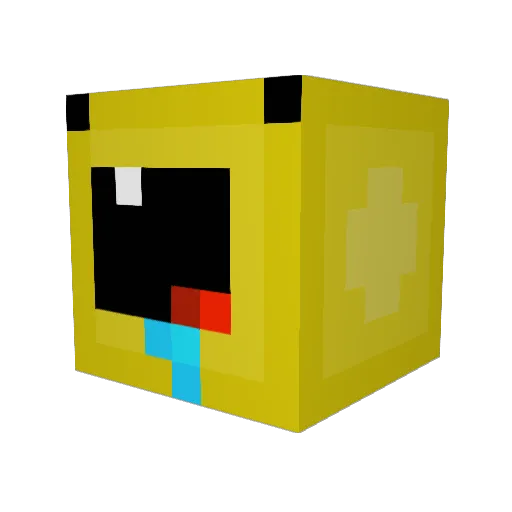 Tempo_101 Minecraft avatar head, 3D render