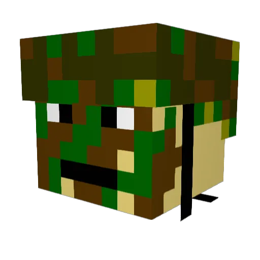 Tempobox_Ffm Minecraft avatar head, 3D render