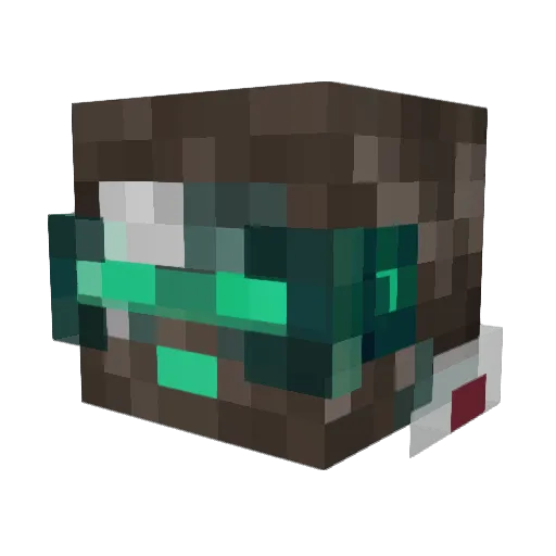 TemporalFifthst Minecraft avatar head, 3D render