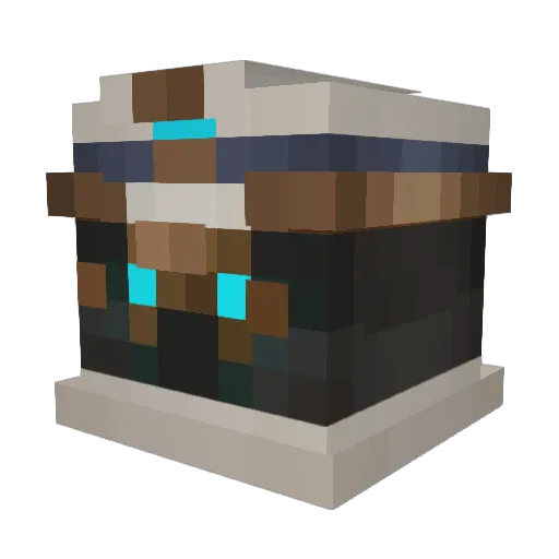 Temuchina Minecraft avatar head, 3D render