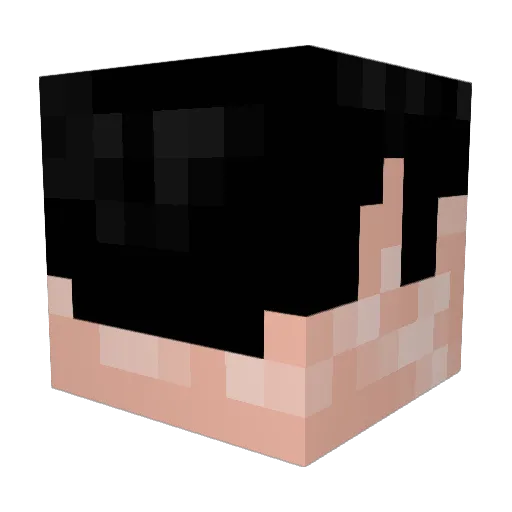 Temujin42 Minecraft avatar head, 3D render