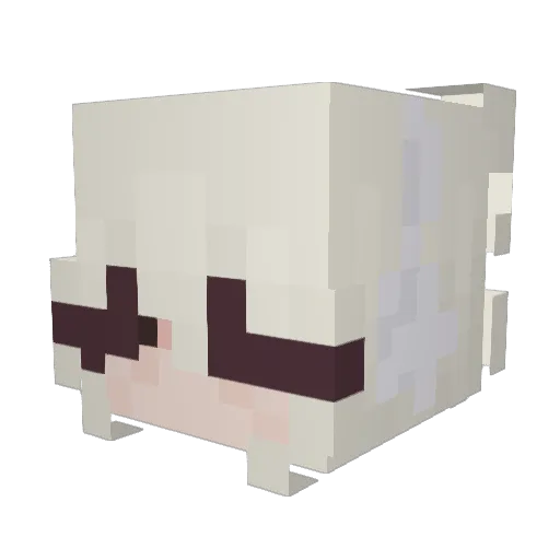 TenCherries Minecraft avatar head, 3D render