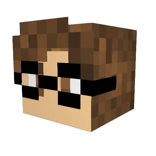 TenChuy_702 Minecraft avatar head, 3D render