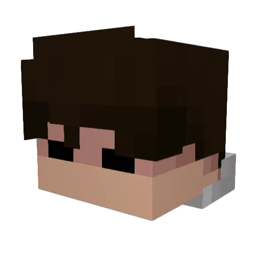 TenJeremiah Minecraft avatar head, 3D render
