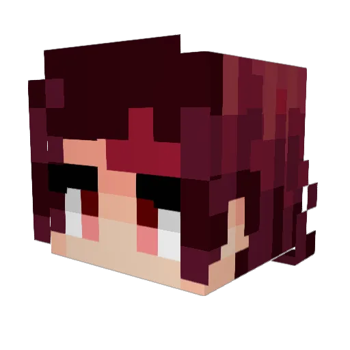 TenKibbles47967 Minecraft avatar head, 3D render