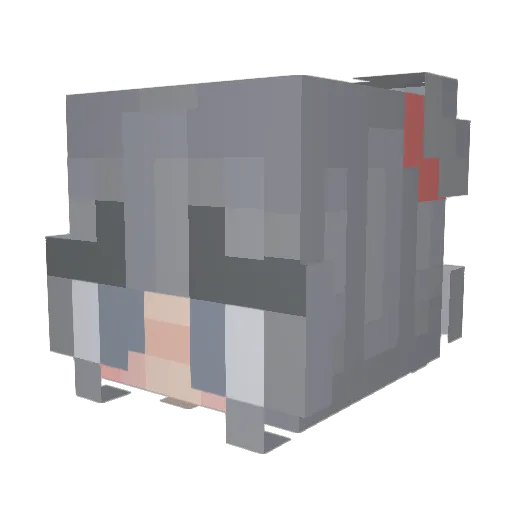 TenSiamang52442 Minecraft avatar head, 3D render