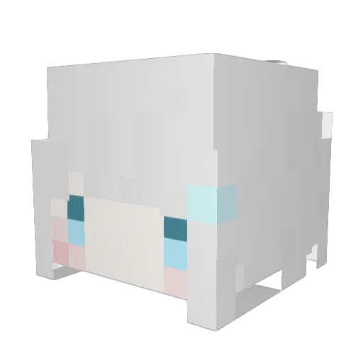 Tenaa_ Minecraft avatar head, 3D render