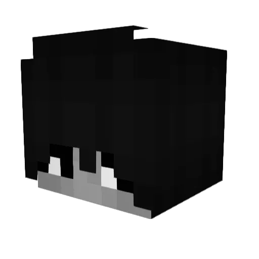 TenaciousBow Minecraft avatar head, 3D render