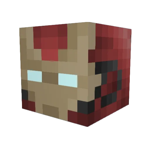 TenchiRyokoMuyo Minecraft avatar head, 3D render