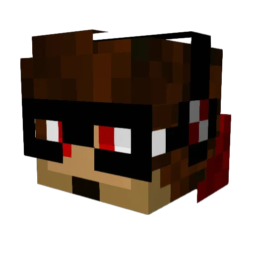 Tenchuy_420 Minecraft avatar head, 3D render