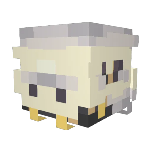 Tendarcian Minecraft avatar head, 3D render