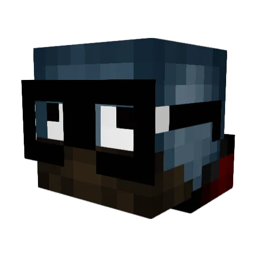 TendencyToEatMyF Minecraft avatar head, 3D render