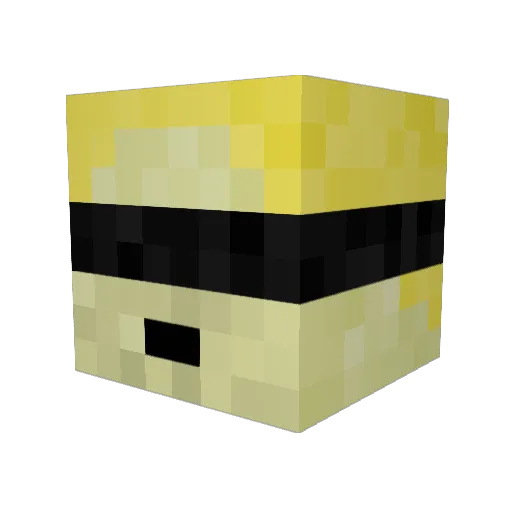 TendiePower Minecraft avatar head, 3D render
