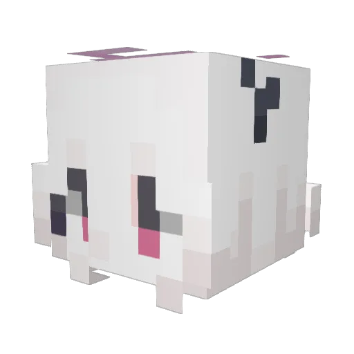 TendouKey Minecraft avatar head, 3D render