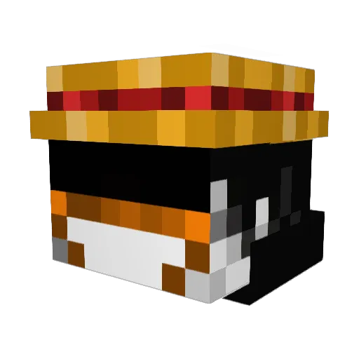 TendrySpace997 Minecraft avatar head, 3D render