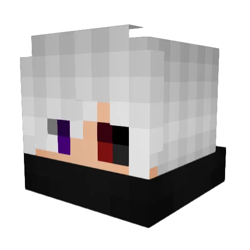 TeneSerelepe Minecraft avatar head, 3D render