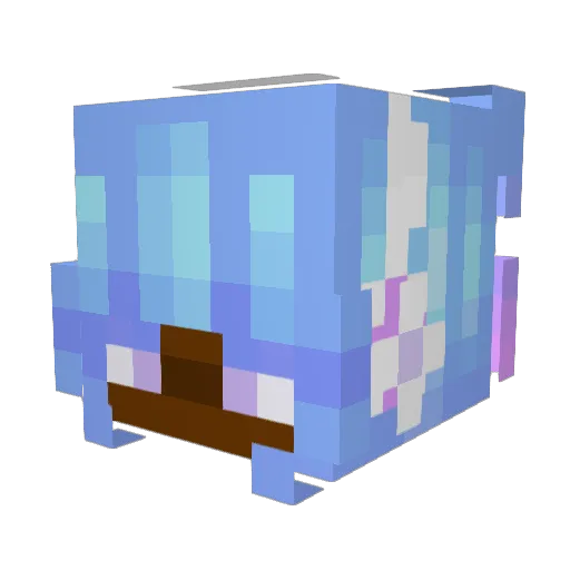 Teniayo Minecraft avatar head, 3D render