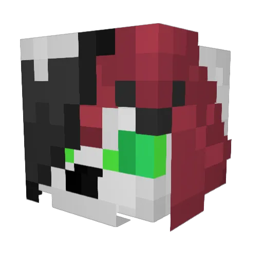 Teniente538 Minecraft avatar head, 3D render