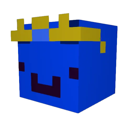 Tenit1 Minecraft avatar head, 3D render