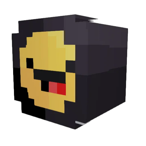 Tennonnet Minecraft avatar head, 3D render