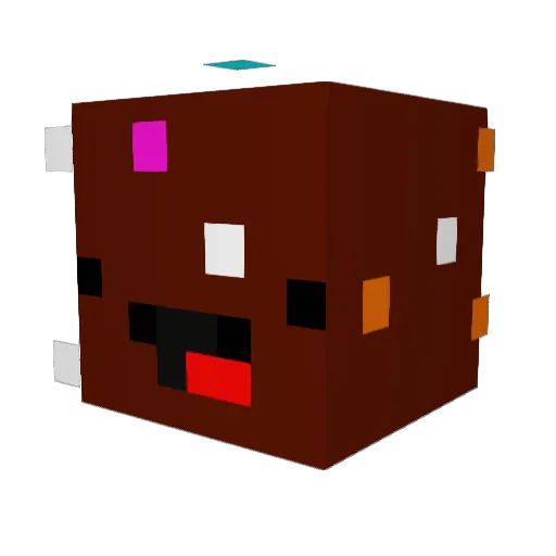 Tenomakr Minecraft avatar head, 3D render