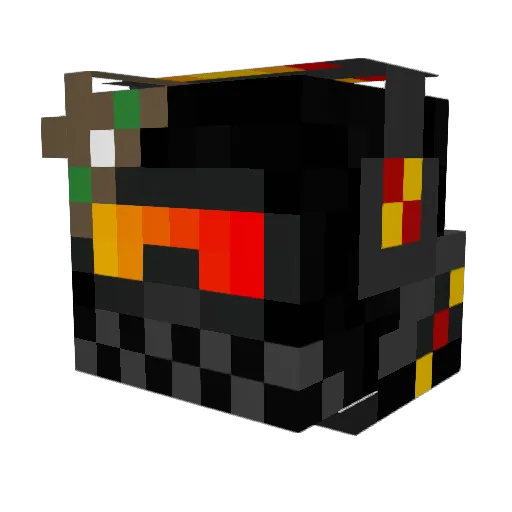 TenorSpark702 Minecraft avatar head, 3D render