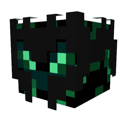 TenqR64 Minecraft avatar head, 3D render
