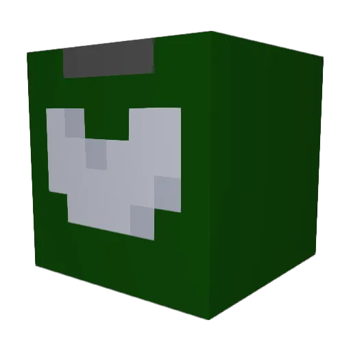 Tenroth Minecraft avatar head, 3D render