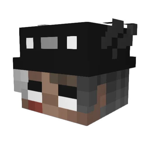 Tensukyy Minecraft avatar head, 3D render