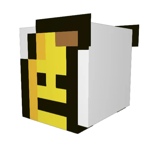 TentaClause Minecraft avatar head, 3D render