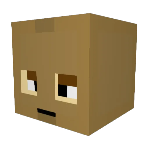 Tentacle27 Minecraft avatar head, 3D render