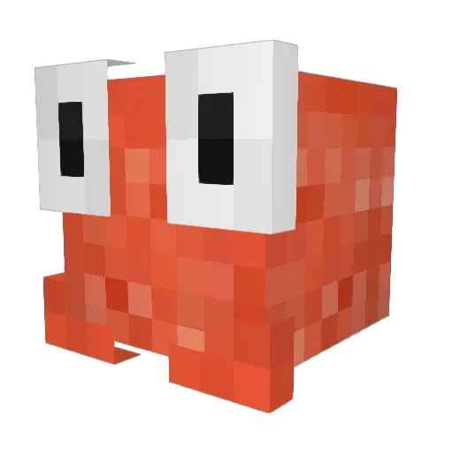 Tentastash Minecraft avatar head, 3D render