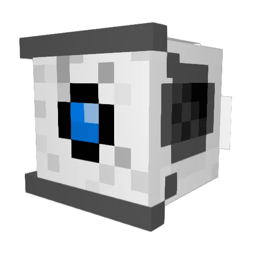 Tentsuo Minecraft avatar head, 3D render