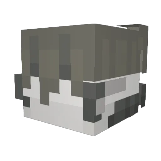 Tenyoz Minecraft avatar head, 3D render
