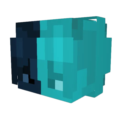 TeoGameer Minecraft avatar head, 3D render