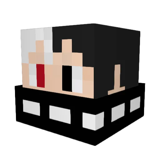 Teo_0404 Minecraft avatar head, 3D render
