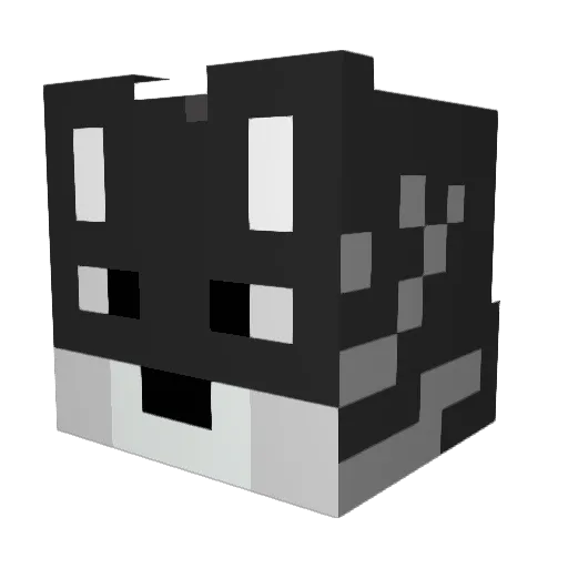 Teo_Wolfy Minecraft avatar head, 3D render