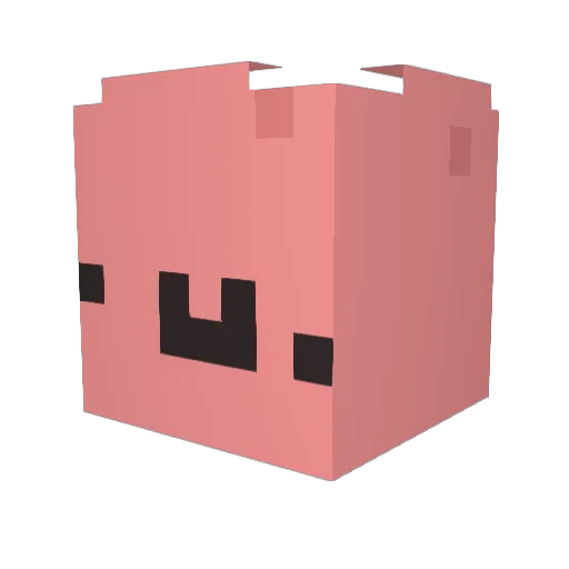 TeodorCe Minecraft avatar head, 3D render