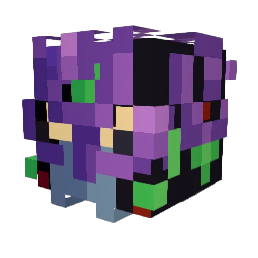 Teodoro17 Minecraft avatar head, 3D render