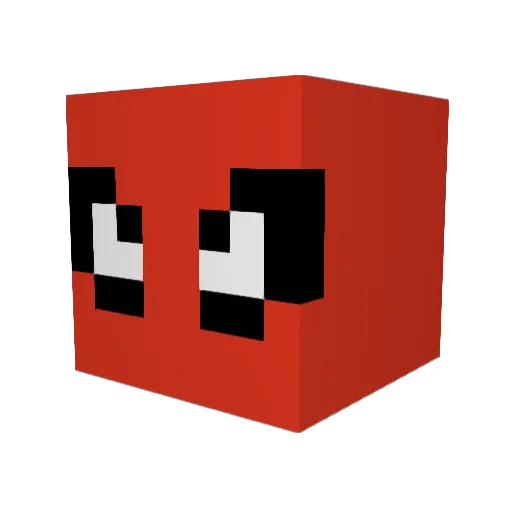 Teolian Minecraft avatar head, 3D render