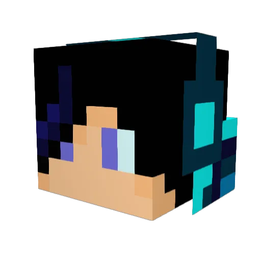 Teoman59 Minecraft avatar head, 3D render