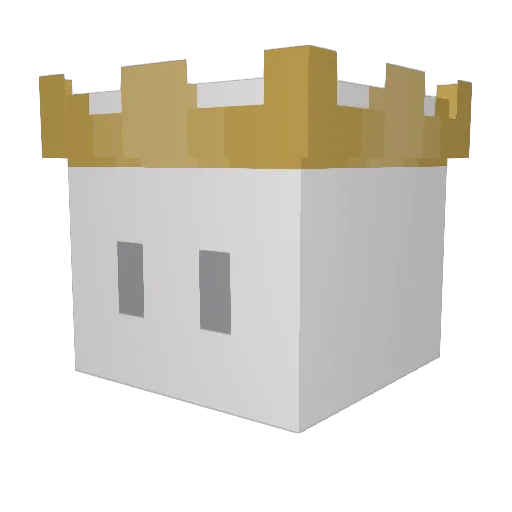 Teostraa Minecraft avatar head, 3D render