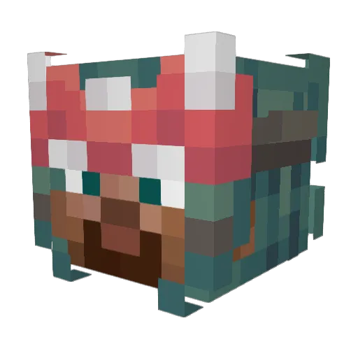 TepeX13 Minecraft avatar head, 3D render